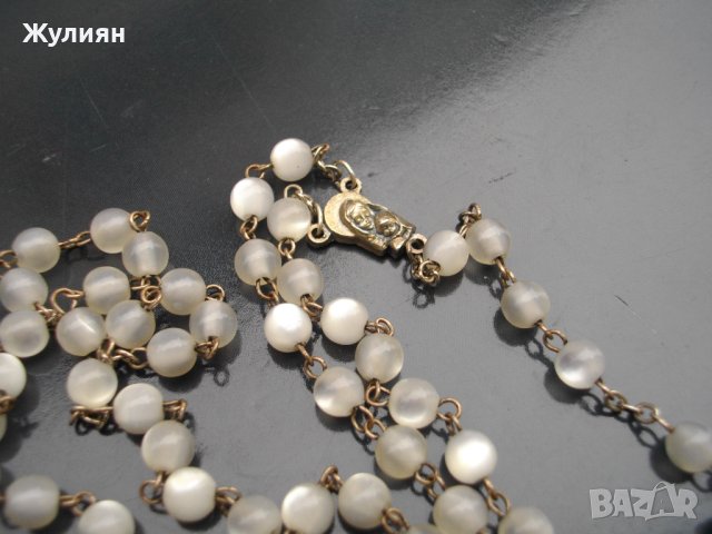 СТАРА СЕДЕФЕНА МОЛИТВЕНА БРОЕНИЦА , снимка 3 - Антикварни и старинни предмети - 43775497