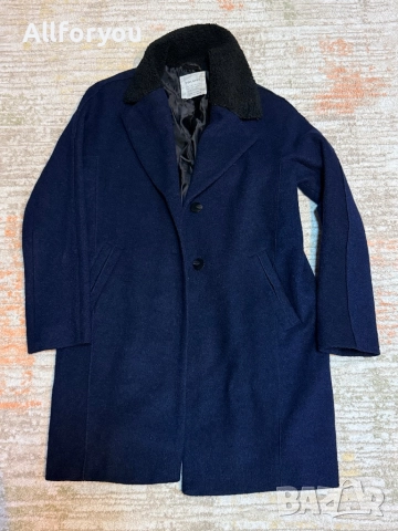 Синьо палто Zara Зара размер С/М