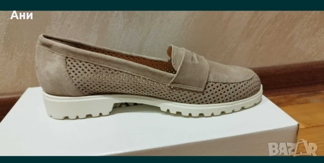 Дамски велурени обувки 37 номер, снимка 3 - Дамски ежедневни обувки - 50464188