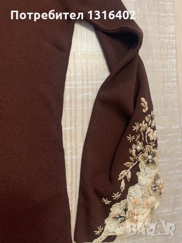 Ефектна блуза нова с етикет, р-р L, снимка 4 - Блузи с дълъг ръкав и пуловери - 27426503