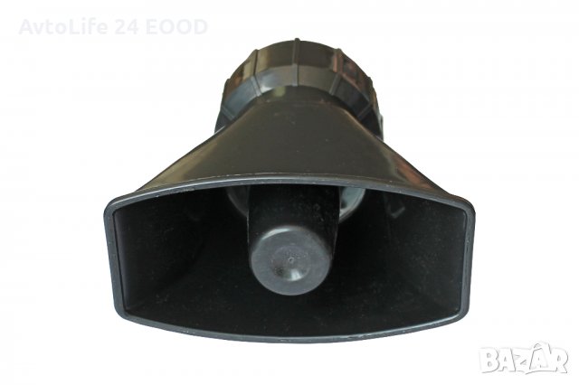 Мегафон Сирена Говорител с Микрофон и 3 Сигнала Мелодии 12в 12V 60W, снимка 2 - Аксесоари и консумативи - 27576555