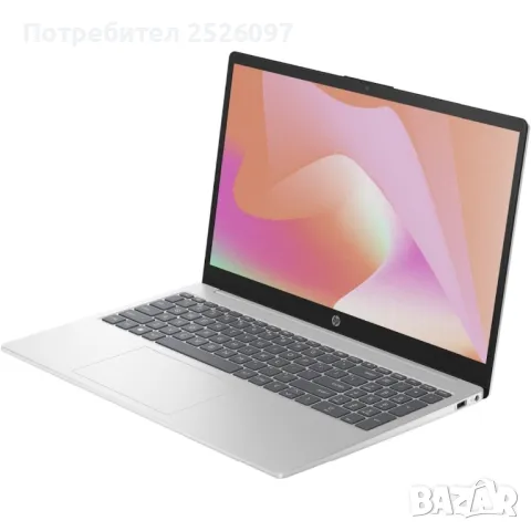 НОВ лаптоп HP/15,6” IPS/i3-1315U/512GB NVMe/8GB RAM/Windows 11 Pro, снимка 3 - Лаптопи за работа - 48064399