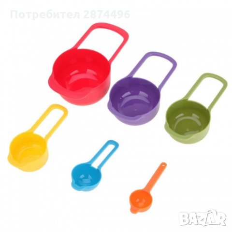 1513 Комплкет 6 бр. Мерителни лъжички, снимка 2 - Аксесоари за кухня - 34639737