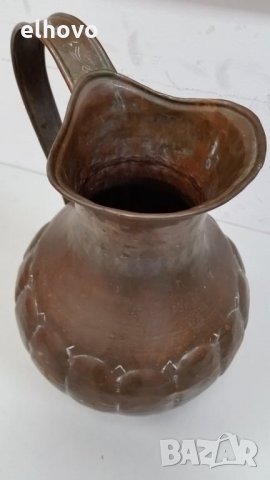 Старинна голяма медна стомна, снимка 6 - Антикварни и старинни предмети - 28657521