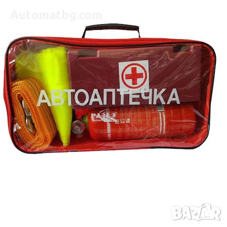 Авариен автокомплект Automat, Буксирно въже 2т, Автоаптечка, 0312, снимка 2 - Аксесоари и консумативи - 33520364