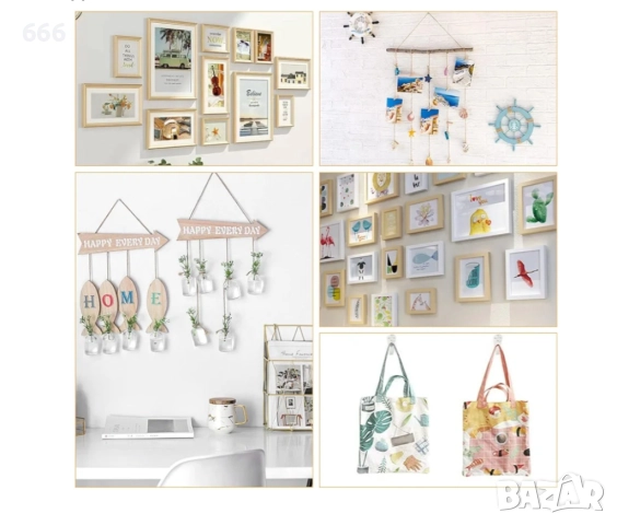 Комплект за окачване на картини 40 броя , снимка 7 - Други стоки за дома - 52942726