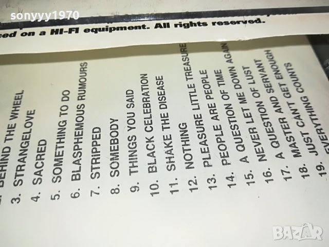 DEPECHE MODE CD STUMM 101-КАСЕТА 2408222034, снимка 15 - Аудио касети - 37792149