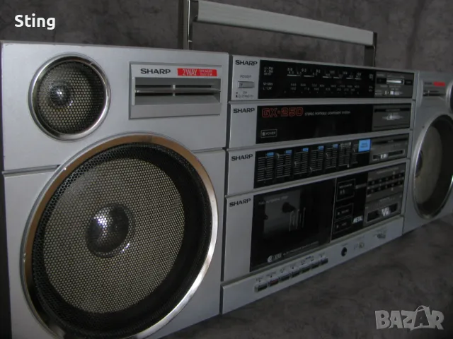 SHARP GX - 250H Радиокасетофон ,  BOMBOX   Супер  Як