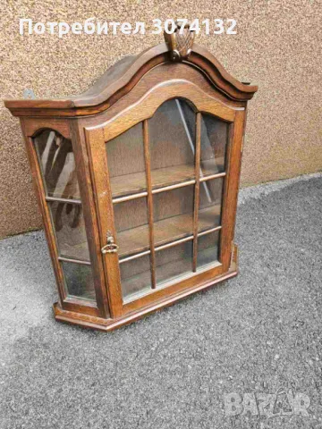 Витринка за стена в стил Барок, снимка 4 - Секции и витрини - 49069116