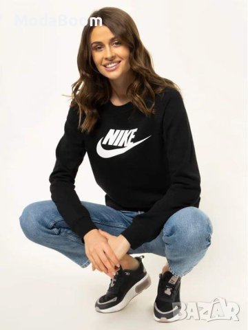 ✔️🤩Nike дамски памучни блузи / два цвята✔️🤩, снимка 2 - Блузи с дълъг ръкав и пуловери - 43283853
