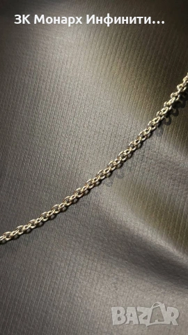 Сребърно колие, снимка 2 - Колиета, медальони, синджири - 49550490