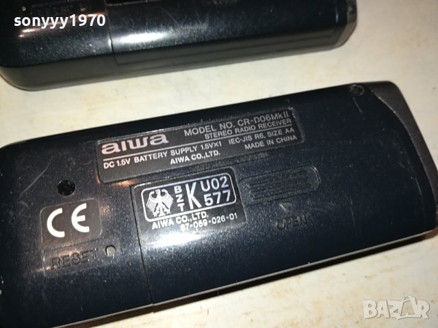 AIWA 3БР ВНОС ГЕРМАНИЯ 1301241857, снимка 17 - Радиокасетофони, транзистори - 43792272