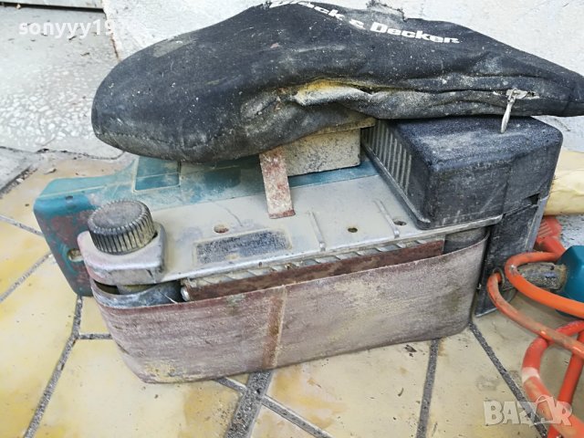BLACK & DECKER X 2БР-ЛЕНТОВ ШЛАИФ 0609221420, снимка 2 - Други инструменти - 37917062