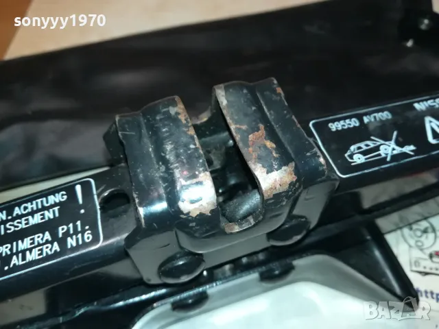 NISSAN-ОРИГИНАЛЕН КРИК С ВЪРТОК И КЛЮЧ 21ММ-ВНОС SWISS 1101251946, снимка 9 - Аксесоари и консумативи - 48644632