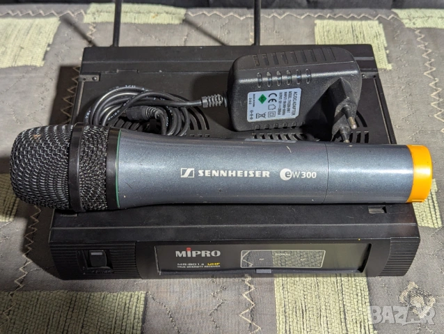 SENNHEISER SKM 300 G1 + MIPRO MR 801a, снимка 2 - Микрофони - 48968247