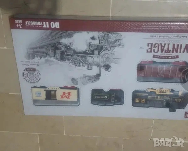 Винтидж класическа играчка влак – 17 части забавление за малки машинисти, снимка 2 - Коли, камиони, мотори, писти - 50948079