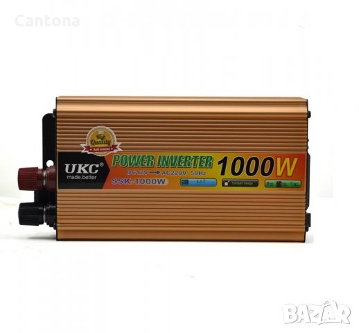 Висококачeствен инвертор UKC за камион 24V - 220V, 1000W 
