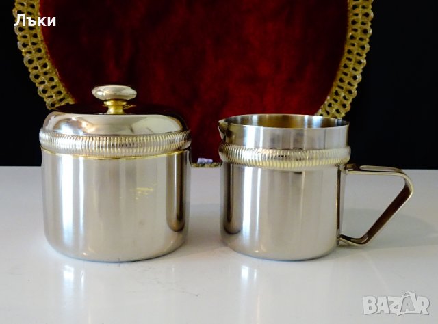 Посребрена каничка,латиера от месинг. , снимка 8 - Аксесоари за кухня - 36597582