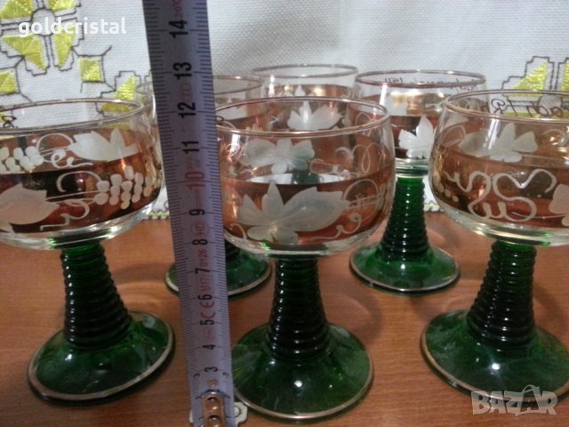 Френски кристални чаши , снимка 7 - Антикварни и старинни предмети - 43355800