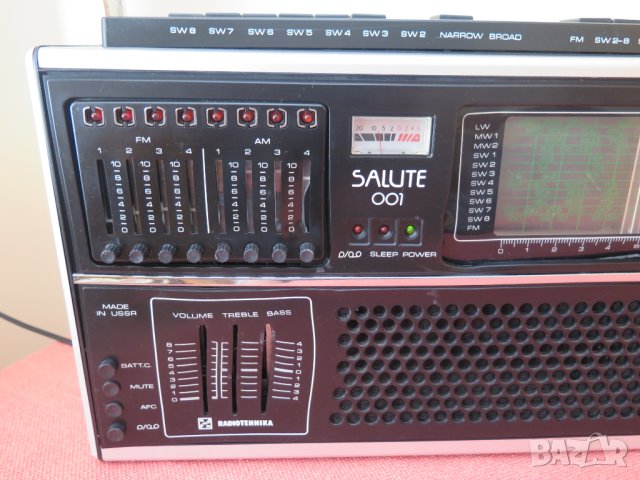 USSR Vintage Salute 001 - 1980г, висок клас радио, снимка 2 - Радиокасетофони, транзистори - 43100196
