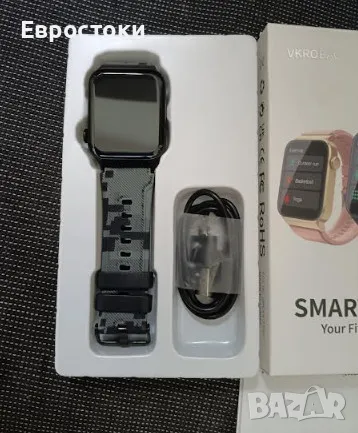 Мъжки смарт часовник VKROBAG, отговаряне/осъществяване на повикване, снимка 8 - Смарт гривни - 49455826