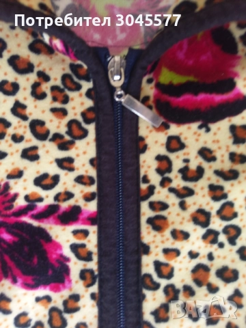 Халат домашен с цип размер L / XL, снимка 2 - Други - 47490462