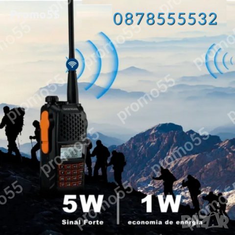 Двубандова радиостанция Baofeng UV-6R, обхват 5-10 километра, снимка 14 - Друга електроника - 39791826