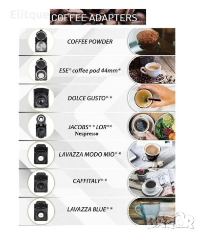 Multi capsule еспресо кафемашина за всички капсули 8 в 1, снимка 8 - Кафемашини - 52716273