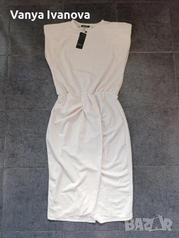 Sheilay  рокля цвят крем, снимка 2 - Рокли - 50839107