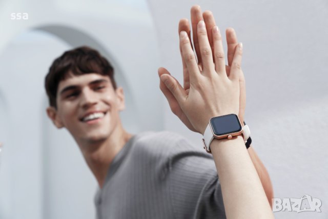 Maimo смарт часовник Smartwatch - Maimo Watch RoseGold - SPO2, HeartRate, Amazon Alexa, снимка 8 - Смарт гривни - 43356723
