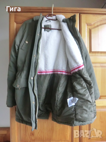Зимно зелено яке, снимка 3 - Детски якета и елеци - 36441733