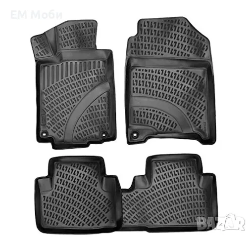 Гумени Стелки Rizline 3D тип Легени К-кт 4 части за Honda CR-V I II III IV V , снимка 3 - Аксесоари и консумативи - 47964587