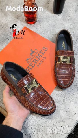 ✨Hermes различни цветове стилни мъжки мокасини✨, снимка 1 - Мокасини - 43806837