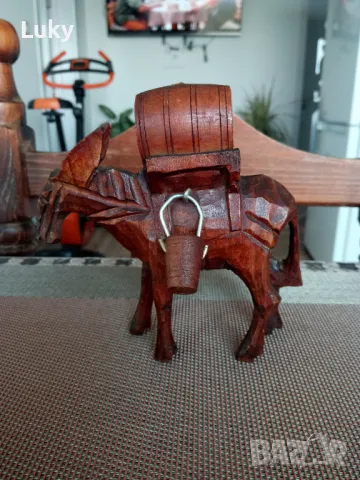 Красива и стилна статуетка--Дърворезба., снимка 2 - Антикварни и старинни предмети - 50116036