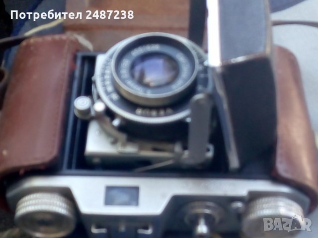 Немски фотоапарат,,Welti Ic,,c обектив ,,CarlZeiss jena, снимка 4 - Фотоапарати - 32962302