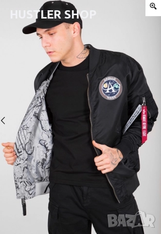 Мъжки двулицев бомбер ALPHA INDUSTRIES. Размер М
