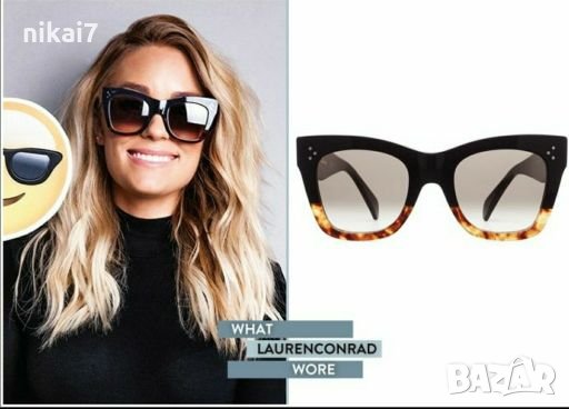 Разпродажба-50% Céline Black Дамски сълчеви очила UV400 защита , снимка 11 - Слънчеви и диоптрични очила - 28019799