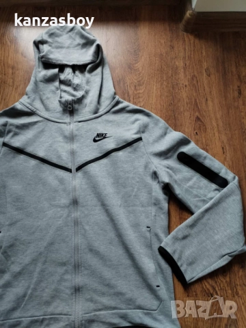 Nike Y NSW TECH FLC FZ HOODIE - страхотно юношеско горнище 158-170см. КАТО НОВО, снимка 4 - Детски анцузи и суичери - 52471014