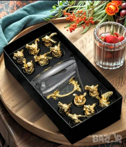 Комплект 13части: Зодиакални чашки с каничка в куфарче , снимка 3 - Сервизи - 53377723