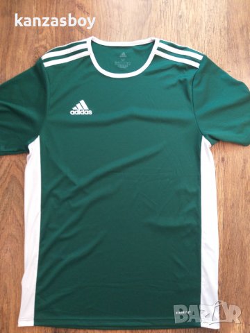 Adidas Entrada 18 - страхотна мъжка тениска КАТО НОВА, снимка 4 - Тениски - 37429858
