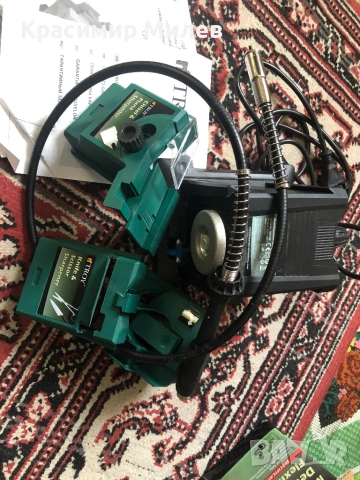 Станция за заточване на инструменти, 3 в 1, Трой, 17059, 65W, снимка 5 - Други машини и части - 52913187