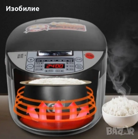 Елекрически уред за готвене на ориз, снимка 2 - Уреди за готвене на пара - 53040844