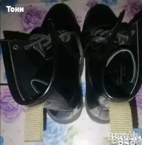 ZARA Дамски Зимни Боти Изцяло от Естествена Кожа 41, снимка 4 - Дамски боти - 50471304