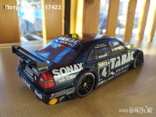 1:18 Метален модел на MERCEDES C-Klass DTM Team AMG - UT models, снимка 7 - Колекции - 53142057