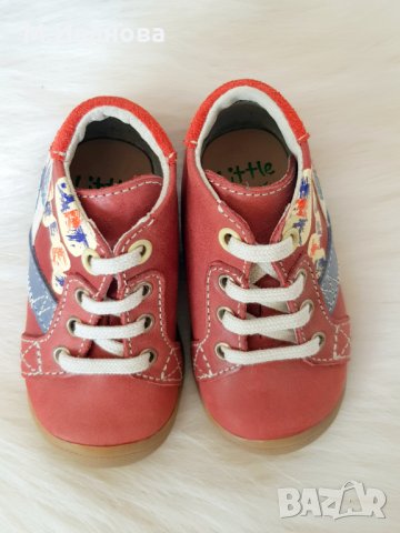 Детски обувки №18 - естествена кожа НОВИ, снимка 3 - Бебешки обувки - 26609142