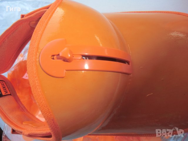 оранжев летен комплект, снимка 3 - Шапки, шалове и ръкавици - 37666707