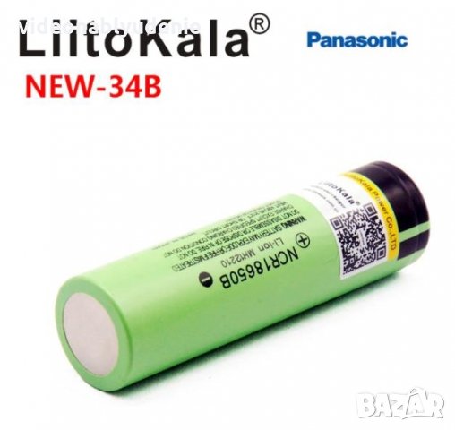 Акумулаторна Презареждаема Батерия Panasonic NCR18650B 3.7V 3400mAh Li-ion Liitokala Power Co. Ltd, снимка 4 - Електронни цигари - 27201340
