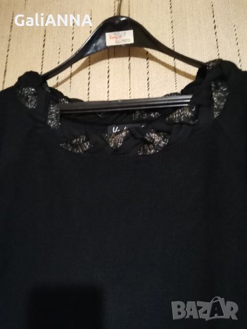 СТРАХОТНА ТУНИКА ПЛЕТИВО С ЕФЕКТНА ЯКА 2XL, снимка 7 - Блузи с дълъг ръкав и пуловери - 35268276