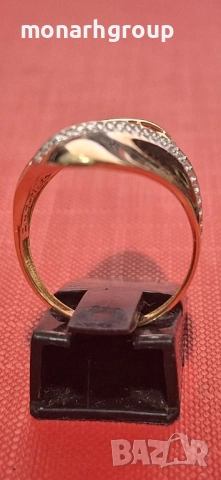 Златен пръстен, снимка 7 - Пръстени - 52356147