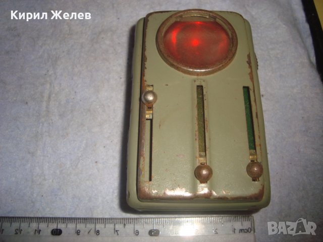 СТАРО СИГНАЛНО МЕТАЛНО РЯДКО РЕТРО БДЖ ФЕНЕРЧЕ с 4 ЦВЯТА 32189, снимка 2 - Антикварни и старинни предмети - 38276962